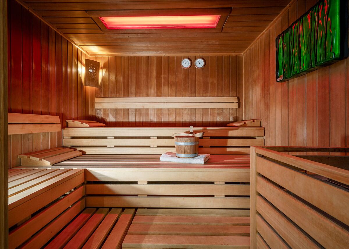 Entspannung in der Sauna